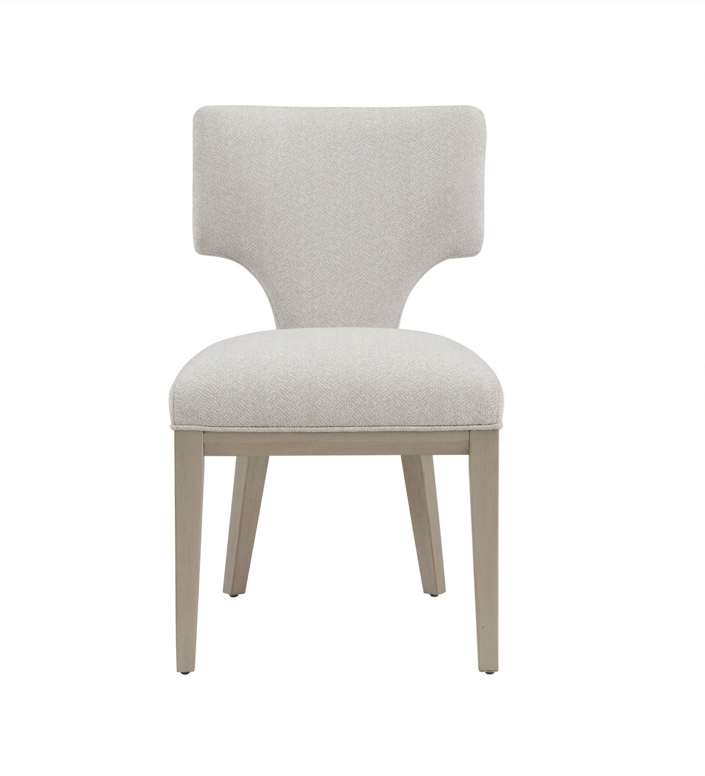 Kasa Linen & Champagne Finish Side Chair (Set of 2) - 1st Choice Furniture Direct