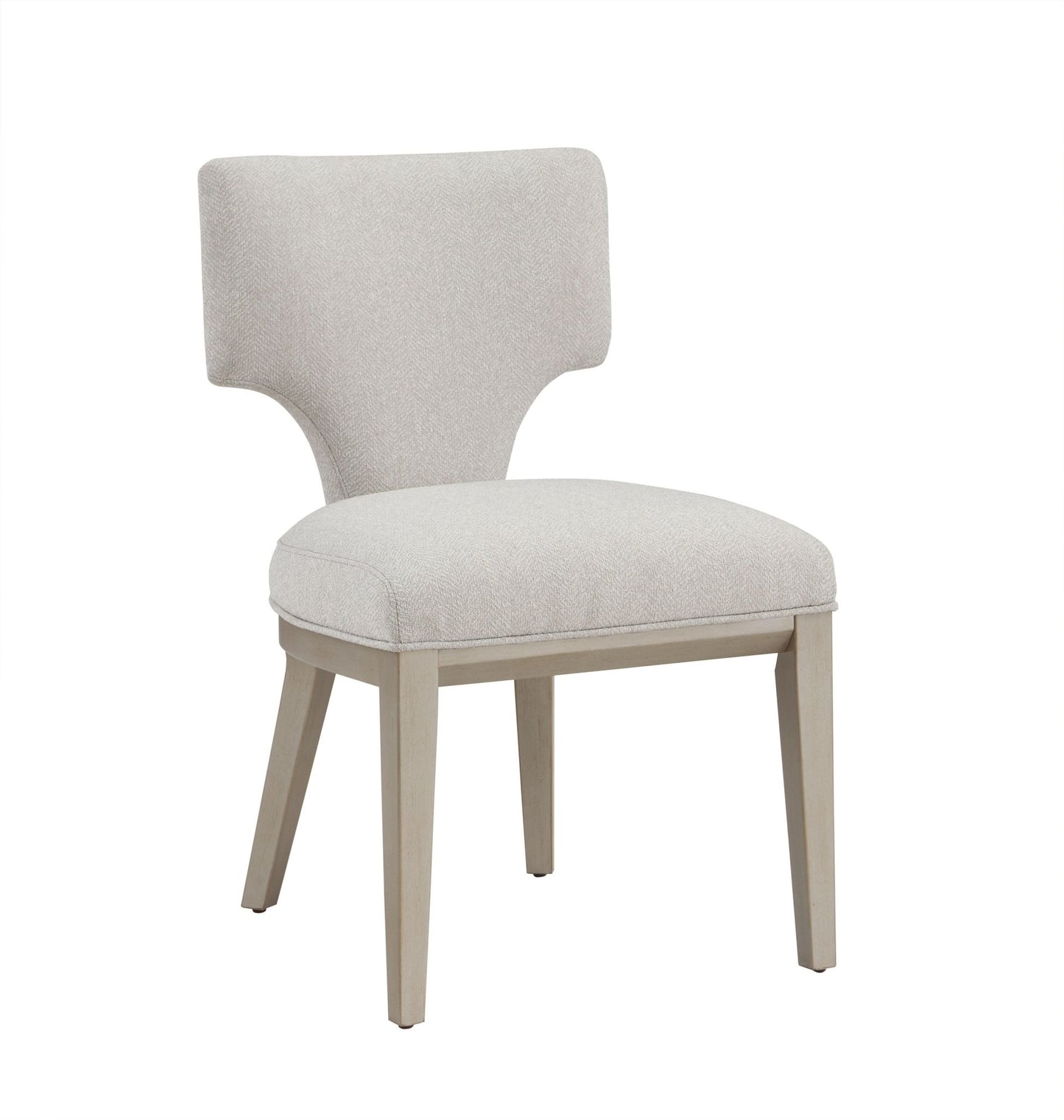 Kasa Linen & Champagne Finish Side Chair (Set of 2) - 1st Choice Furniture Direct