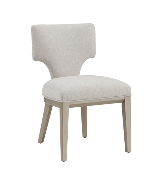 Kasa Linen & Champagne Finish Side Chair (Set of 2) - 1st Choice Furniture Direct