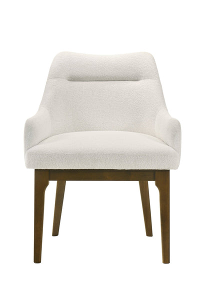 Kasha Chenille & Vintage Oak Side Chair (Set of 2) - 1st Choice Furniture Direct