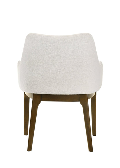 Kasha Chenille & Vintage Oak Side Chair (Set of 2) - 1st Choice Furniture Direct