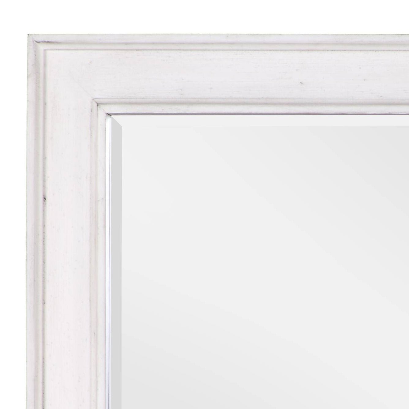 Katia Weathered White Finish Mirror - 1st Choice Furniture Direct