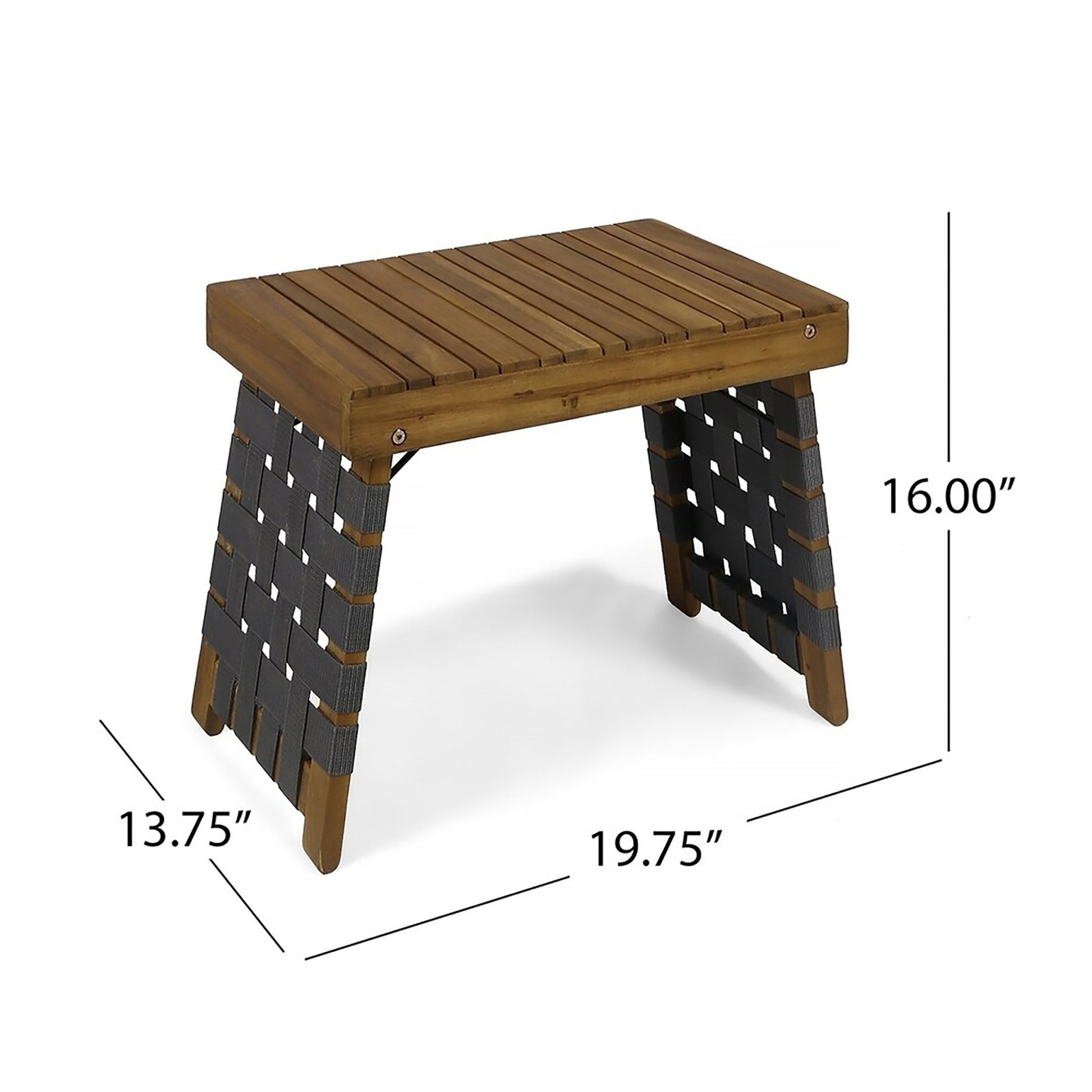 Kayla Outdoor Foldable 2 Seater Acacia Wood Chat Set - 1st Choice Furniture Direct