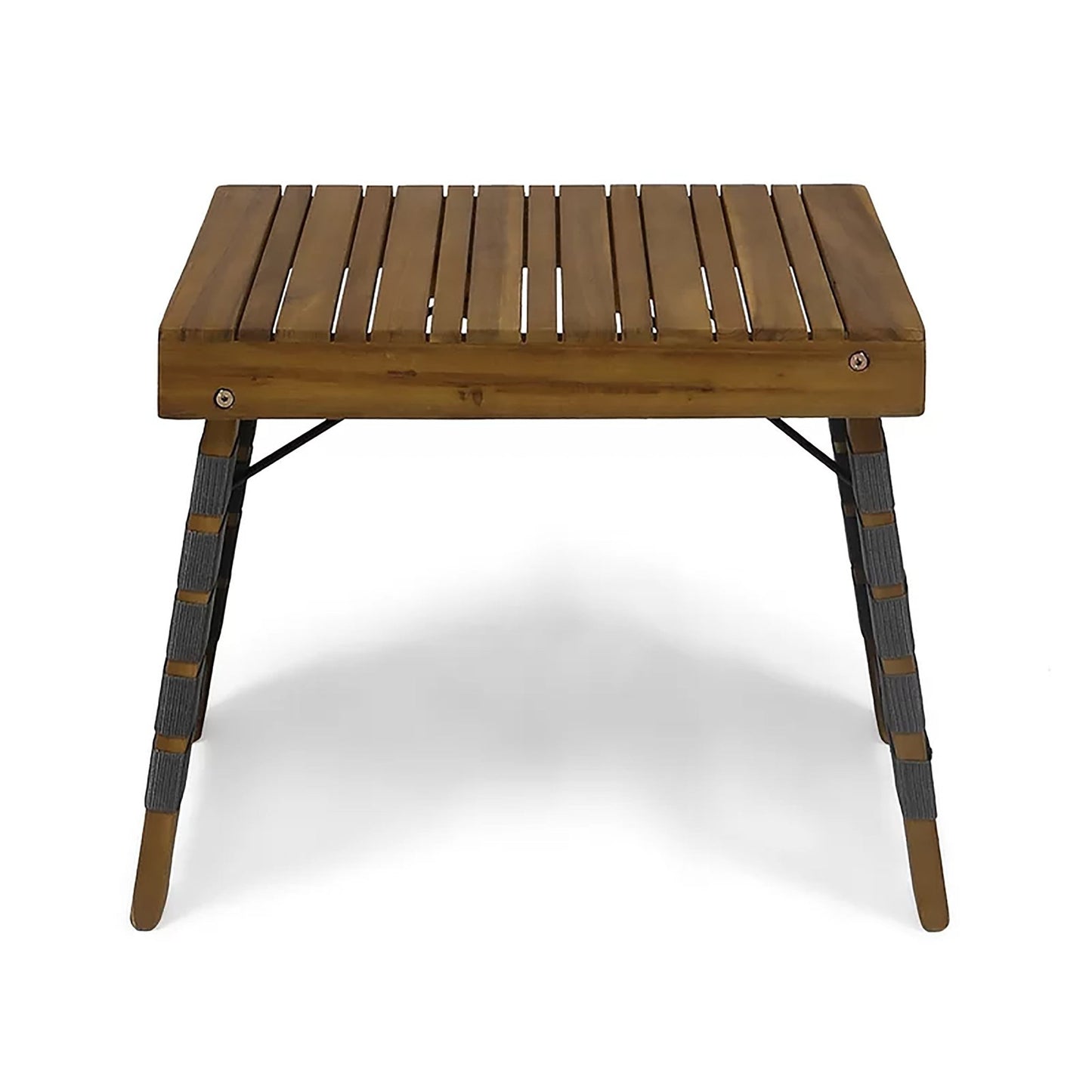 Kayla Outdoor Foldable 2 Seater Acacia Wood Chat Set - 1st Choice Furniture Direct