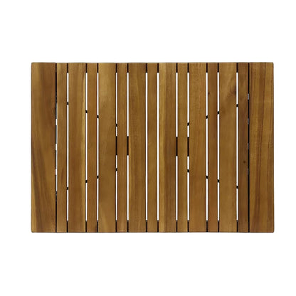 Kayla Outdoor Foldable 2 Seater Acacia Wood Chat Set - 1st Choice Furniture Direct