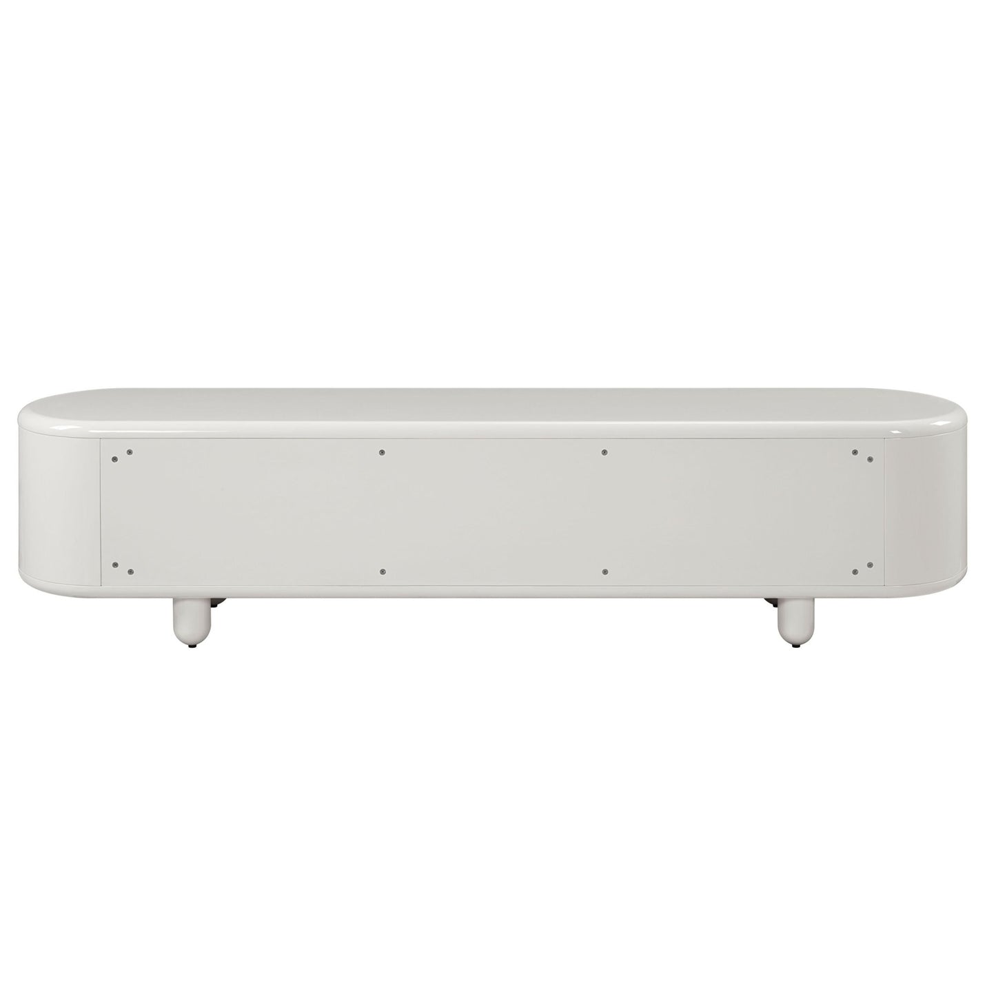 Keely White High Gloss TV Stand - 1st Choice Furniture Direct
