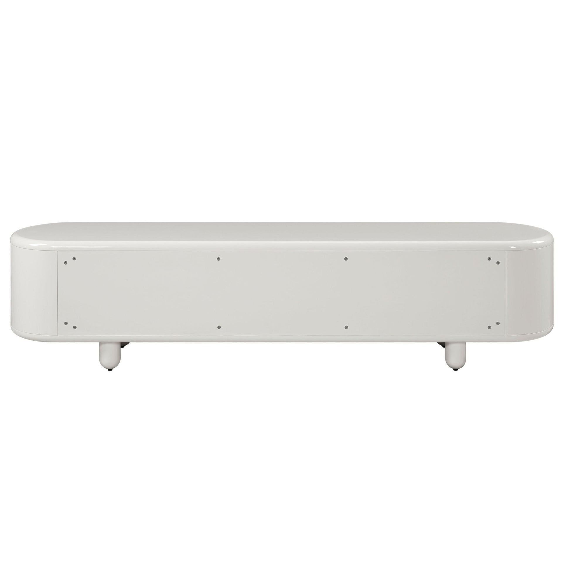 Keely White High Gloss TV Stand - 1st Choice Furniture Direct
