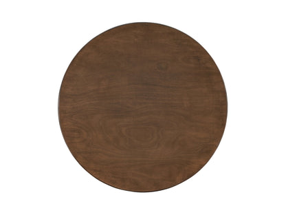 Keiki Walnut Finish Round Dining Table - 1st Choice Furniture Direct