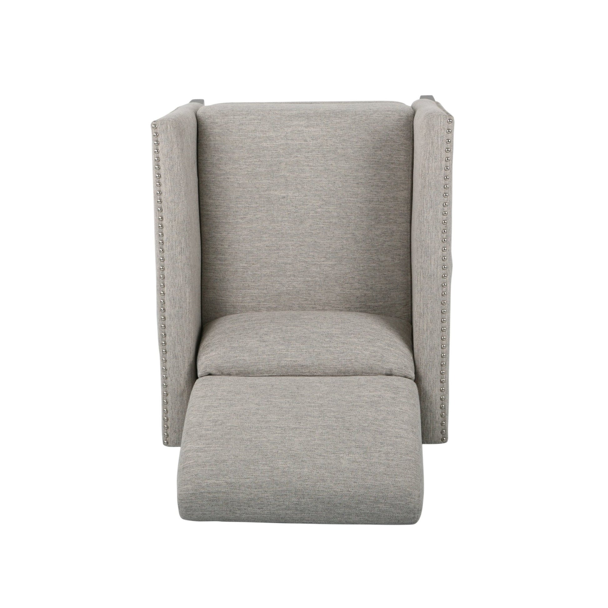Kiersten Contemporary Fabric Pushback Recliner - 1st Choice Furniture Direct