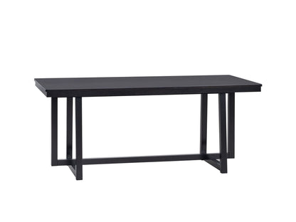 Kini Black Finish 7PCs Dining Room Set - 1st Choice Furniture Direct