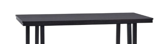 Kini Black Finish Dining Table - 1st Choice Furniture Direct