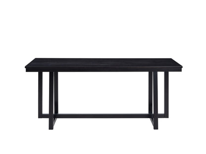 Kini Black Finish Dining Table - 1st Choice Furniture Direct
