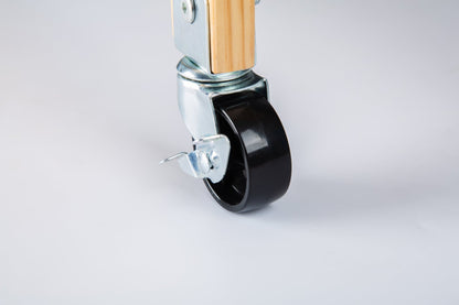 Kitchen Island & Kitchen Cart, Mobile Kitehcn Island with Extensible Rubber Wood Table Top,adjustable Shelf Inside Cabinet for Different Utensils, 3 Big Drawers, with Spice Rack, Towel Rack, Black - Bee - 1st Choice Furniture Direct