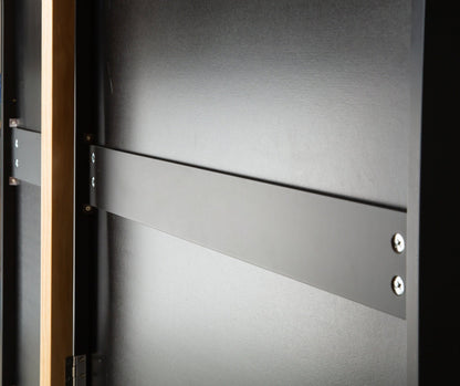 Kitchen Island & Kitchen Cart, Mobile Kitehcn Island with Extensible Rubber Wood Table Top,adjustable Shelf Inside Cabinet for Different Utensils, 3 Big Drawers, with Spice Rack, Towel Rack, Black - Bee - 1st Choice Furniture Direct