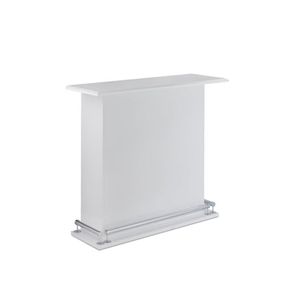 Kite White High Gloss Finish Bar Table - 1st Choice Furniture Direct