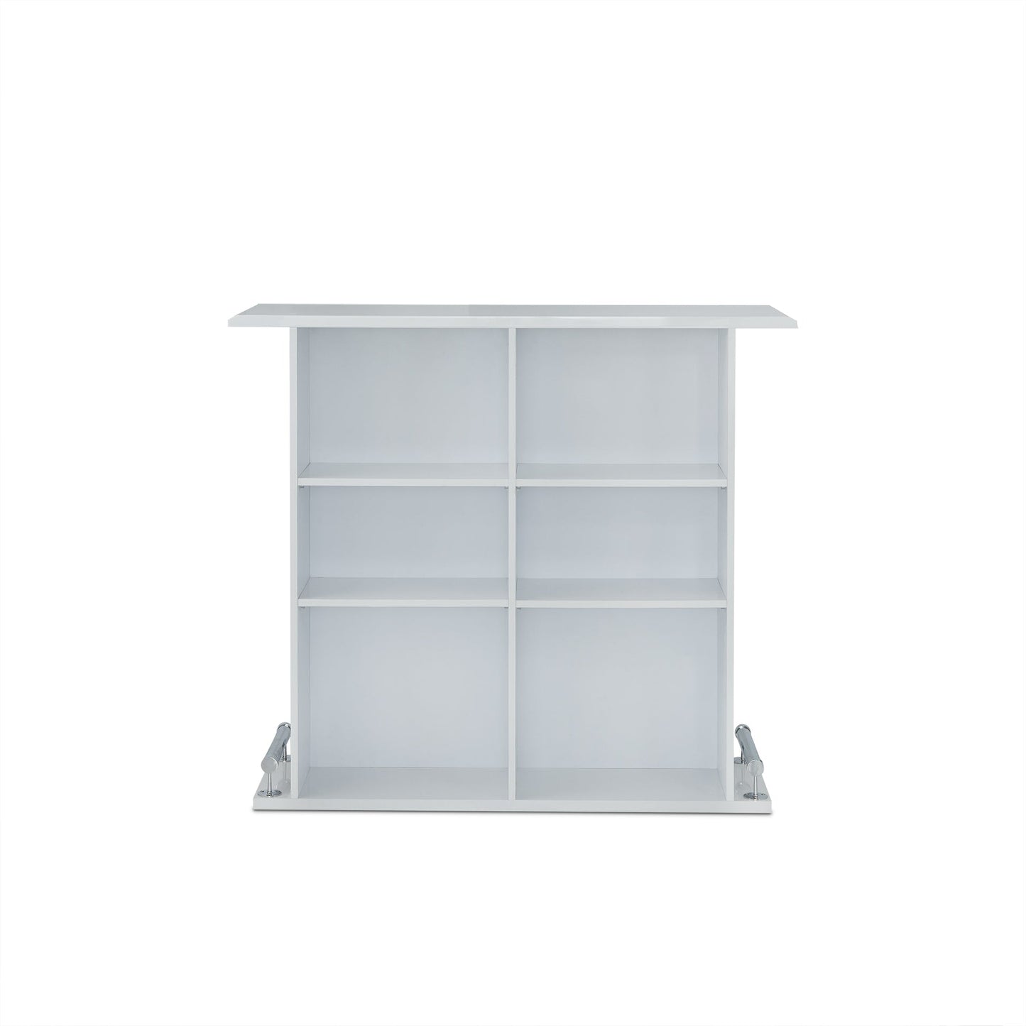 Kite White High Gloss Finish Bar Table - 1st Choice Furniture Direct