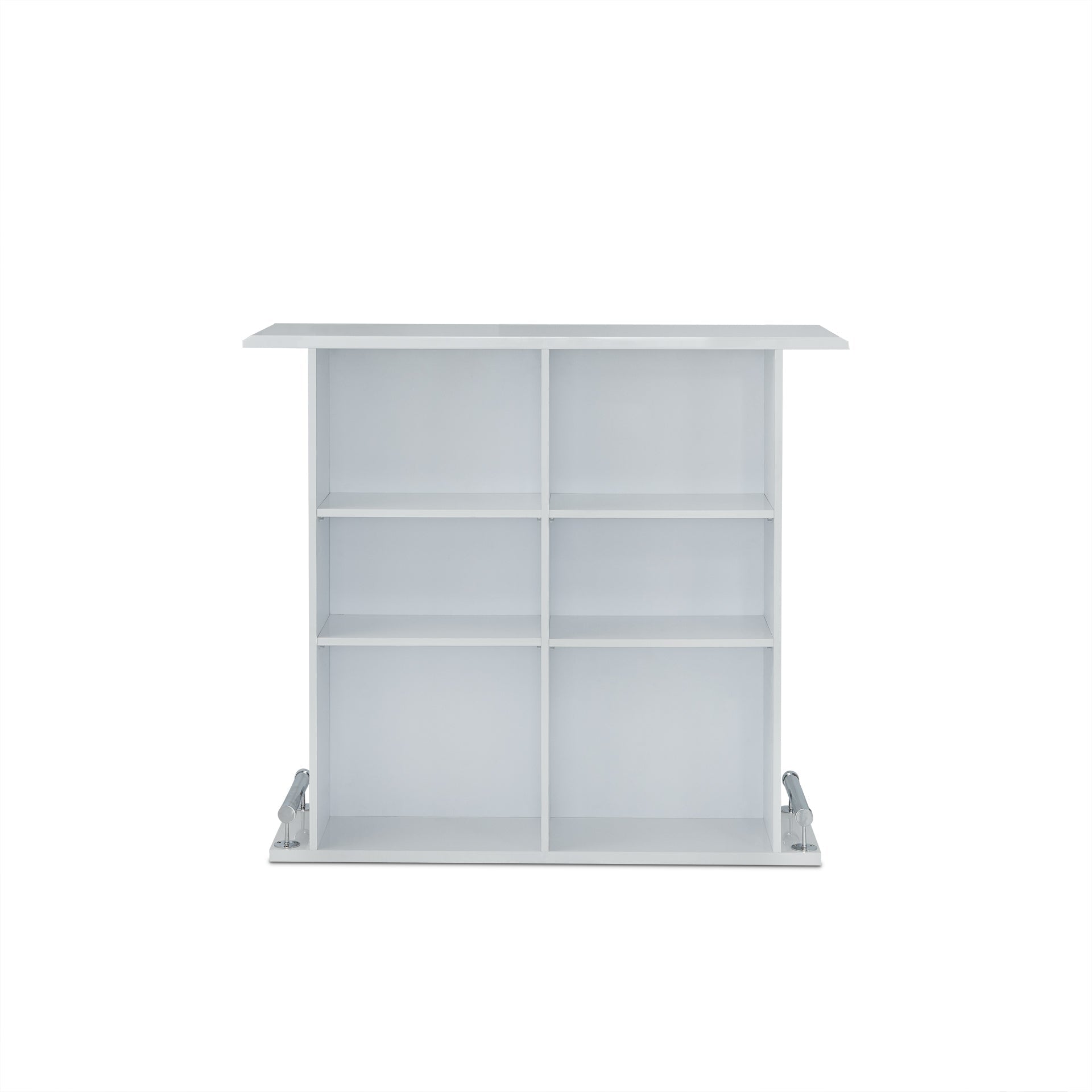 Kite White High Gloss Finish Bar Table - 1st Choice Furniture Direct