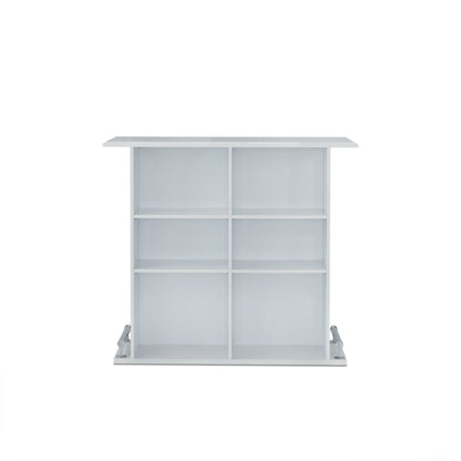 Kite White High Gloss Finish Bar Table - 1st Choice Furniture Direct