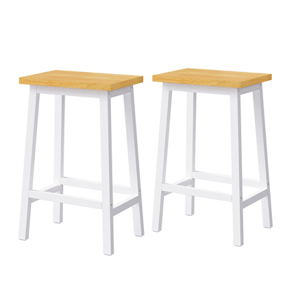 K&K 53inch Large Kitchen Island with 2 Bar Stools, Power Outlet,Door Internal Storage Rack, Kitchen Storage Cart on 5 Wheels with Drop Leaf, 5 Open Side Racks, 3 Drawers, for Kitchen,Dining Room,White - 1st Choice Furniture Direct