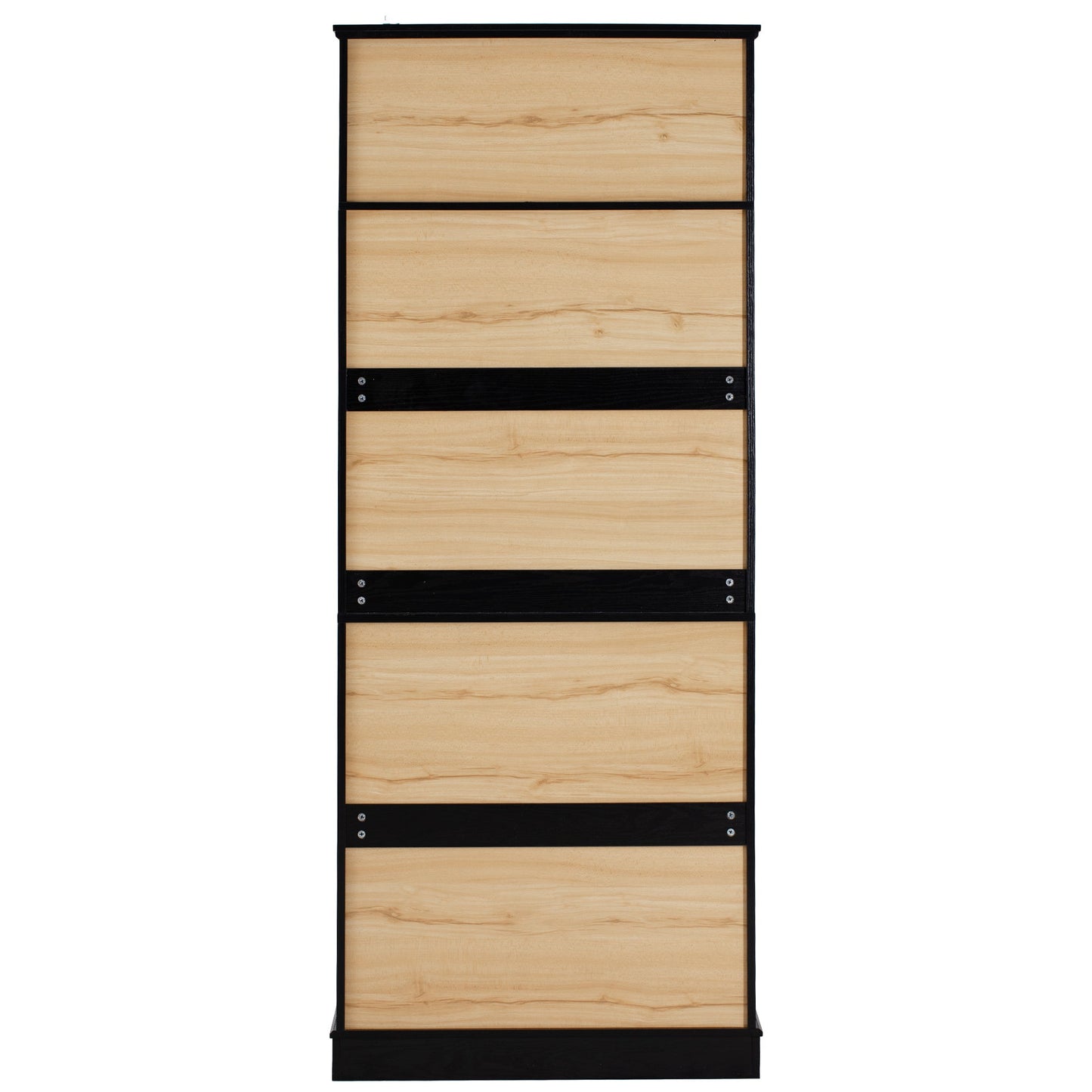 K&K 78.2' Tall Farmhouse Kitchen Pantry Cabinet with 8 Door Shelves, Storage Cabinet with 4 Adjustable Shelves, Hidden Drawer, Wine Rack, Versatile Cupboard for Kitchen, Dining & Bathroom, Ash Black - 1st Choice Furniture Direct