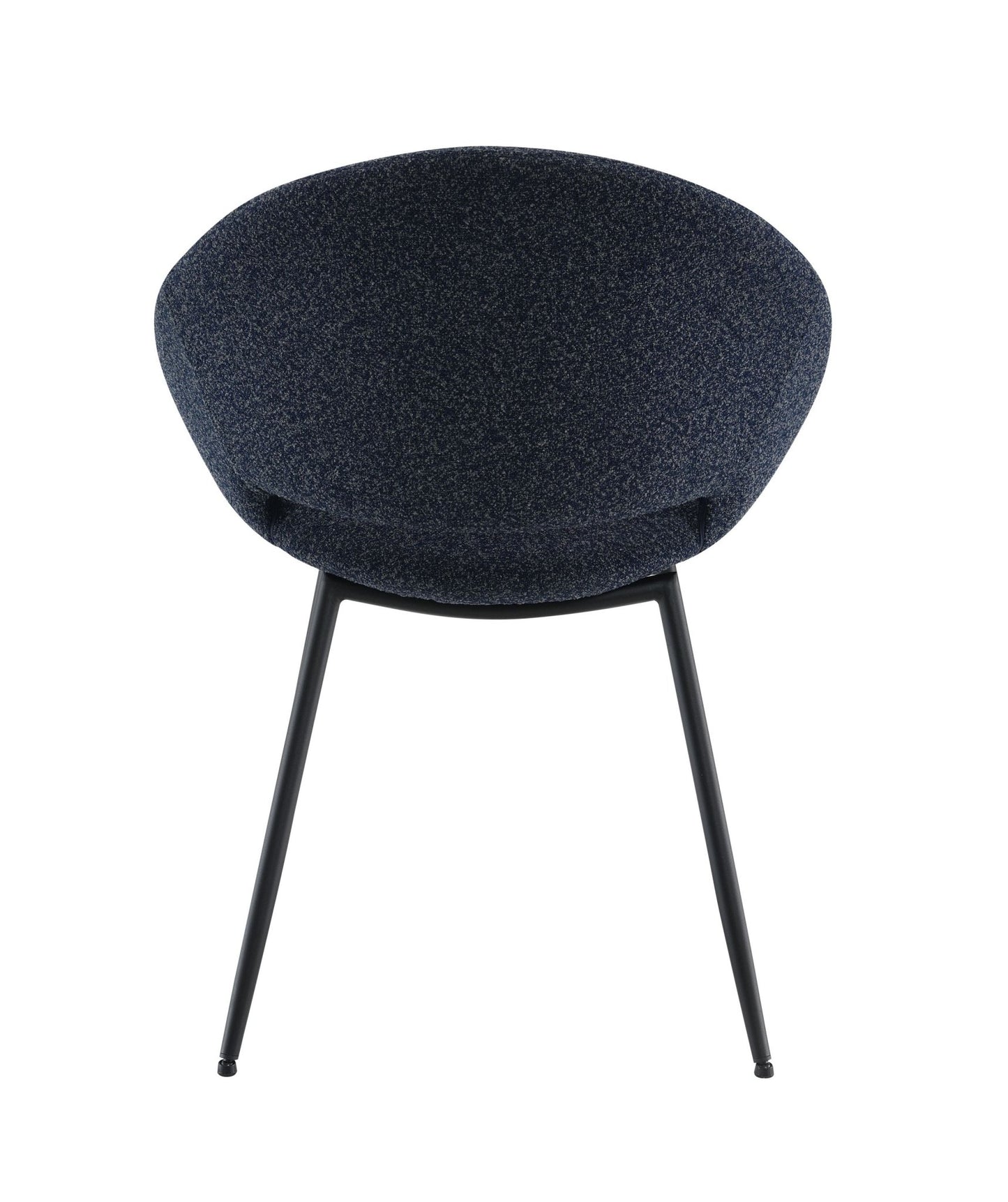 Klaus Black Boucle & Black Finish Side Chair (Set of 2) - 1st Choice Furniture Direct