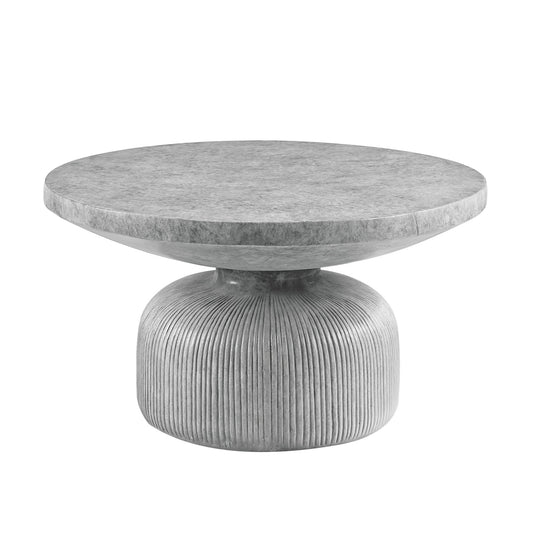 Laddie Weathered Gray Finish Coffee Table - 1st Choice Furniture Direct