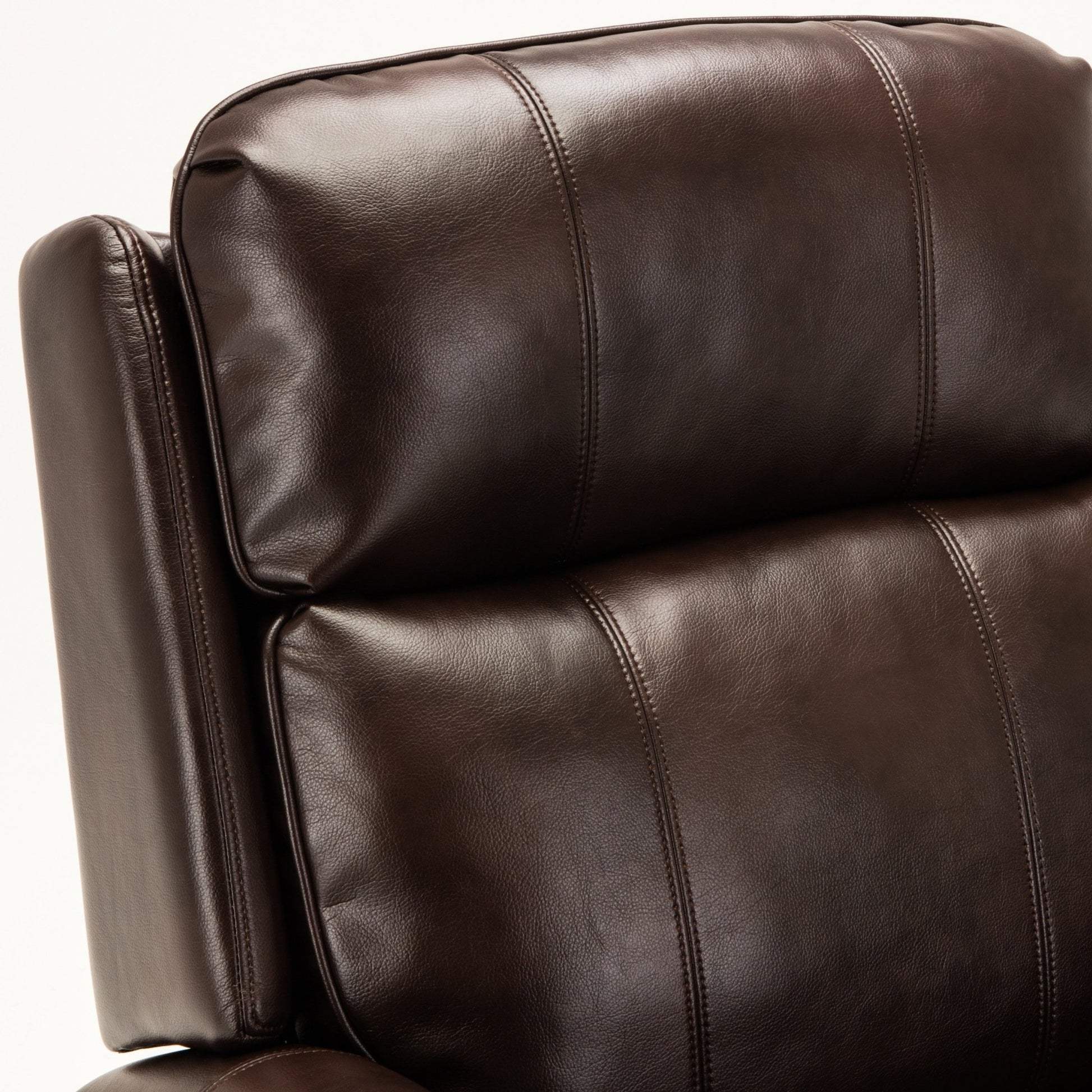 Landis Brown Traditional Lift Chair with Electric Recline Function in Faux Leather - 1st Choice Furniture Direct