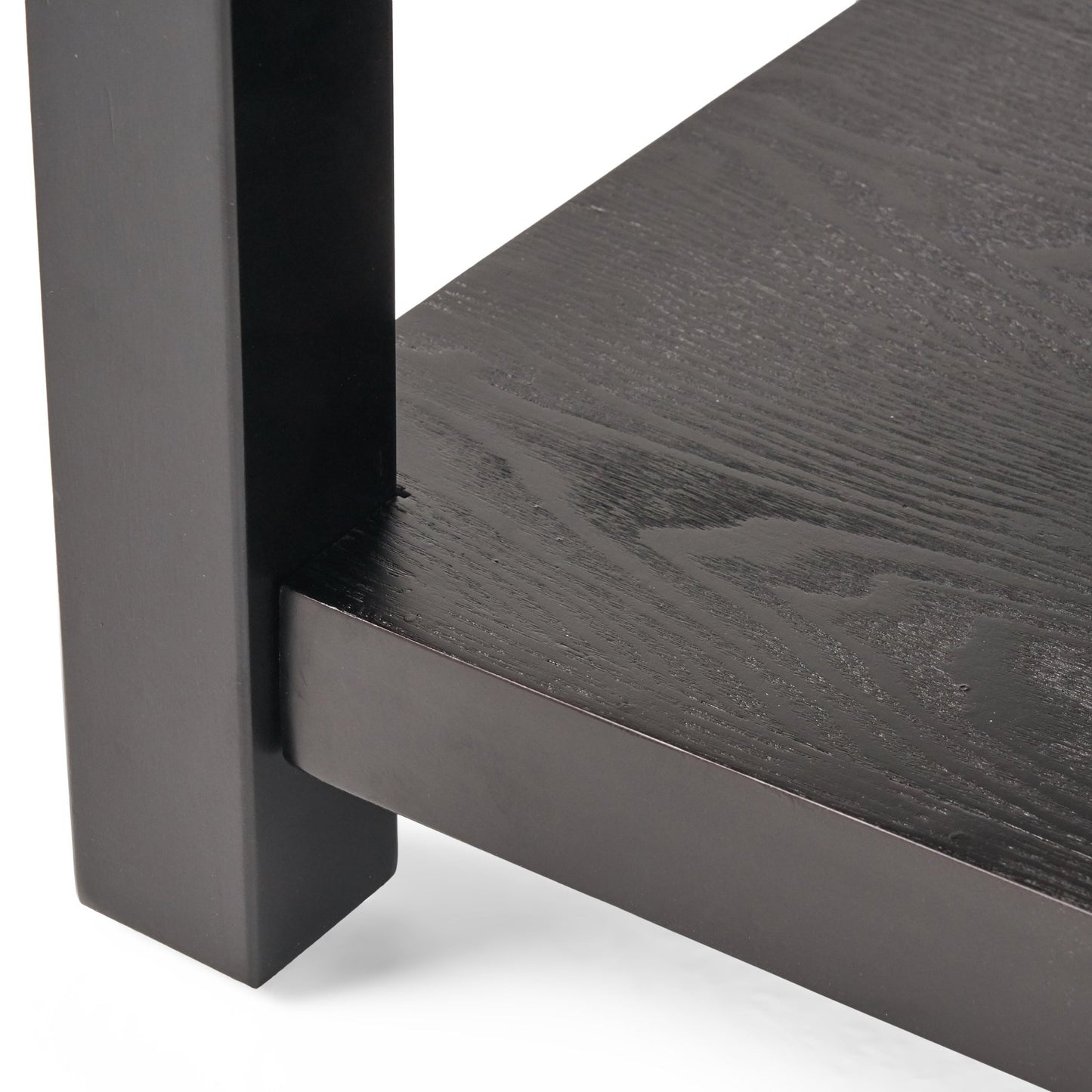 Large Square Ottoman Bench, faux leather Coffee Table Ottoman with rack & Solid Wood Legs, Oversized Ottoman for Living Room - 1st Choice Furniture Direct