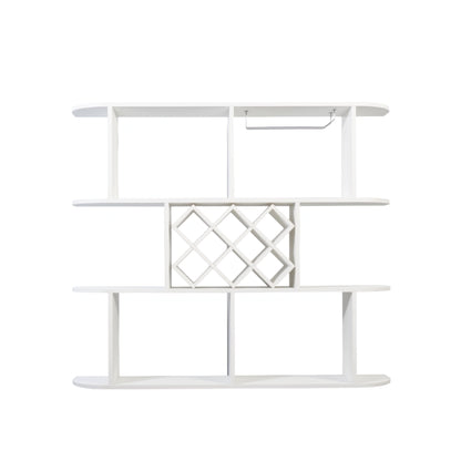 Large Wall Mounted 3 Tier Rustic Bottle Wine Rack,Multifunctional Wooden Wall Mounted Wine Rack,Storage Rack with Wine Glass Holder,mounted wall Storage winerack Rack for Home Bar Dining Room Decor - 1st Choice Furniture Direct