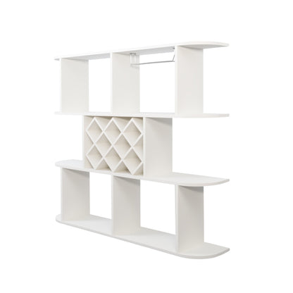 Large Wall Mounted 3 Tier Rustic Bottle Wine Rack,Multifunctional Wooden Wall Mounted Wine Rack,Storage Rack with Wine Glass Holder,mounted wall Storage winerack Rack for Home Bar Dining Room Decor - 1st Choice Furniture Direct