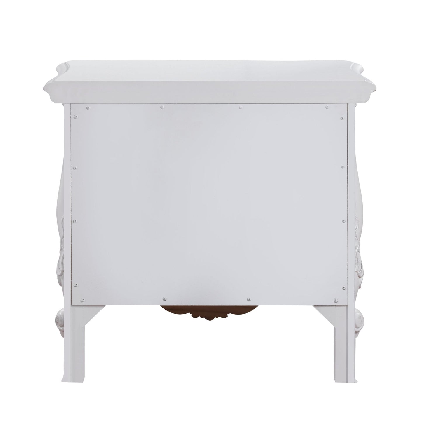 Latisha White Finish Nightstand - 1st Choice Furniture Direct
