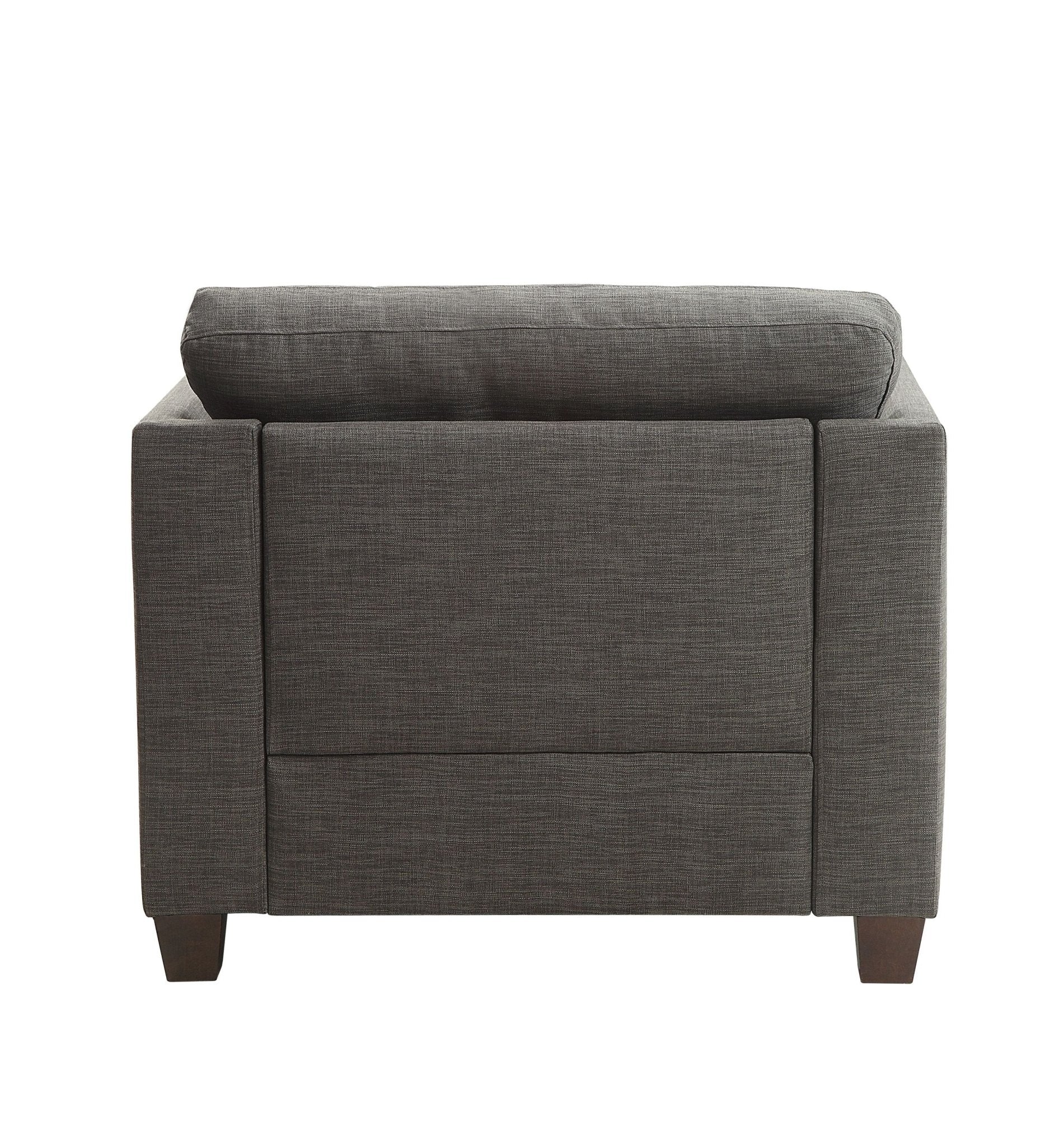 Laurissa Light Charcoal Linen Chair W/3 Pillows - 1st Choice Furniture Direct