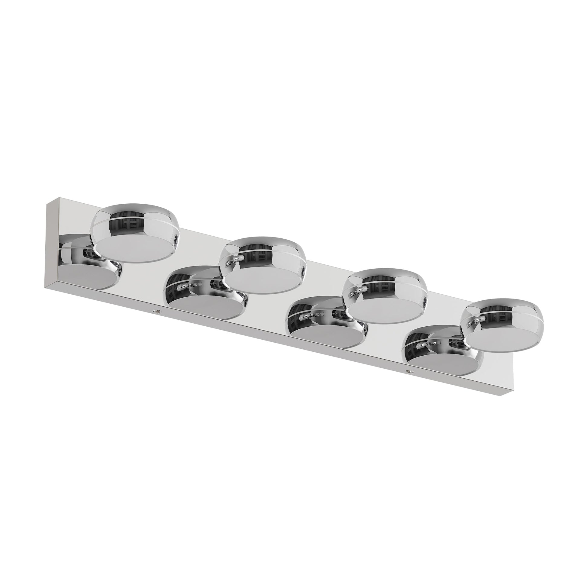 LED Vanity Lights 28in Bathroom Lights Fixtures over Mirror 4 Light LED Lighting Fixture for Bathroom 18W Mirror Lighting Fixture Modern Bath Light Bar Chrome Bath - 1st Choice Furniture Direct
