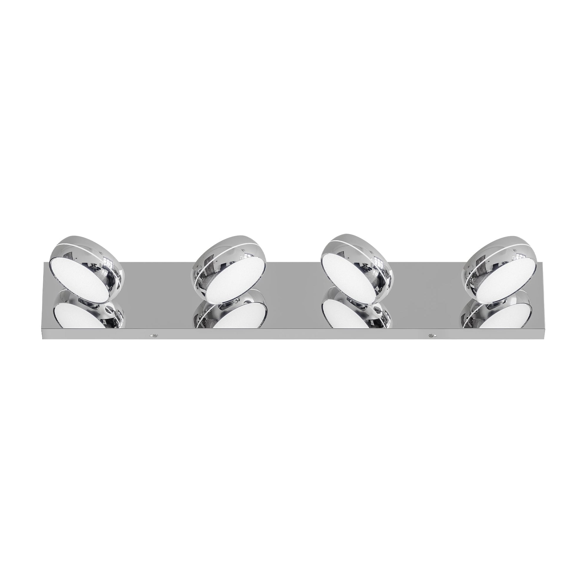 LED Vanity Lights 28in Bathroom Lights Fixtures over Mirror 4 Light LED Lighting Fixture for Bathroom 18W Mirror Lighting Fixture Modern Bath Light Bar Chrome Bath - 1st Choice Furniture Direct