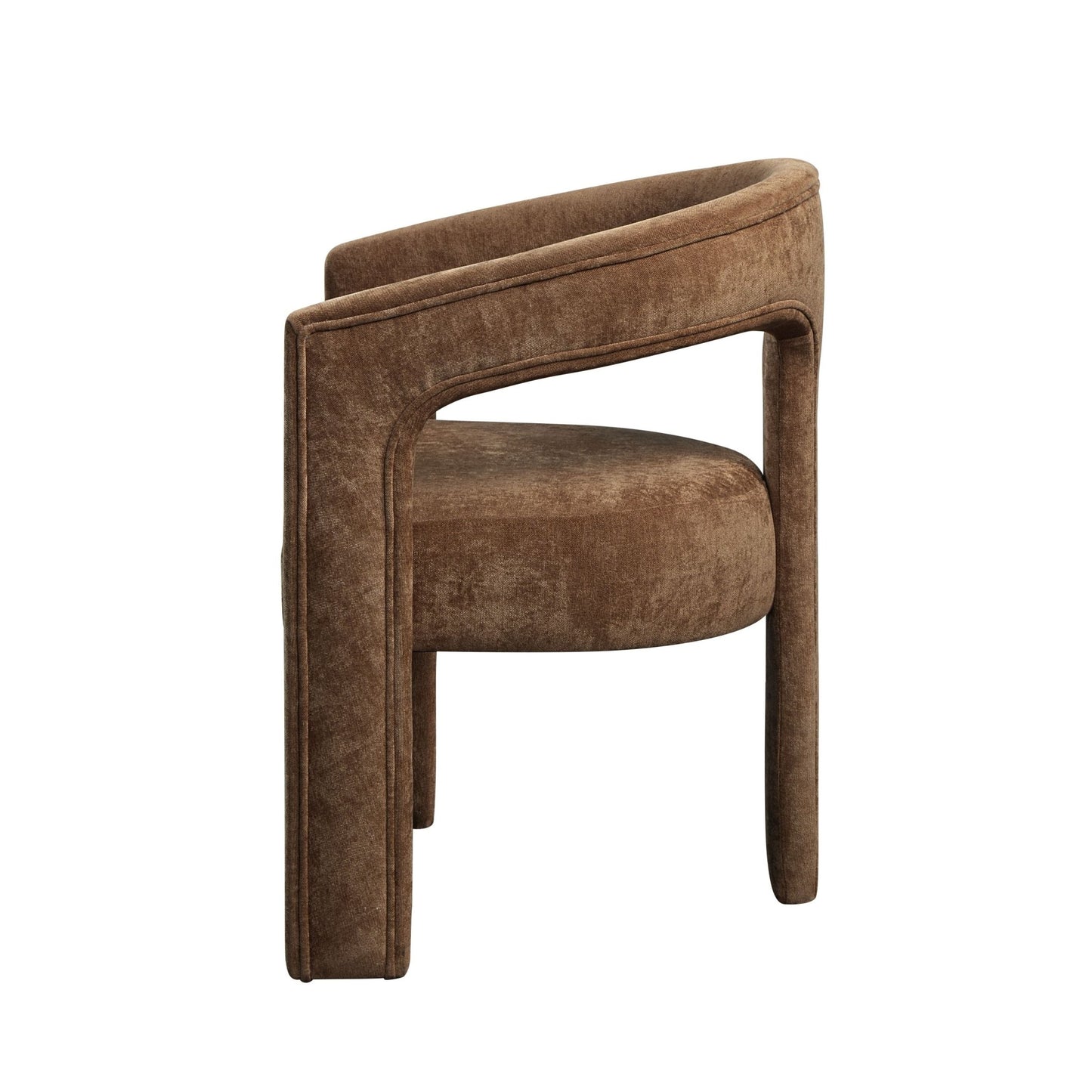 Leonardo Brown Linen Arm Chair (Set of 2) - 1st Choice Furniture Direct