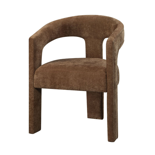 Leonardo Brown Linen Arm Chair (Set of 2) - 1st Choice Furniture Direct