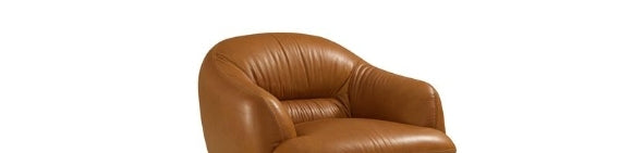 Leonia Cognac Leather Chair - 1st Choice Furniture Direct