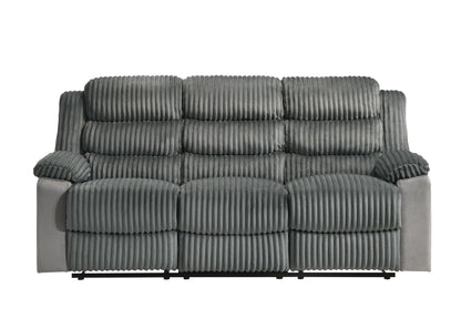 Lesley Gray Corduroy & Velvet Motion Sofa - 1st Choice Furniture Direct