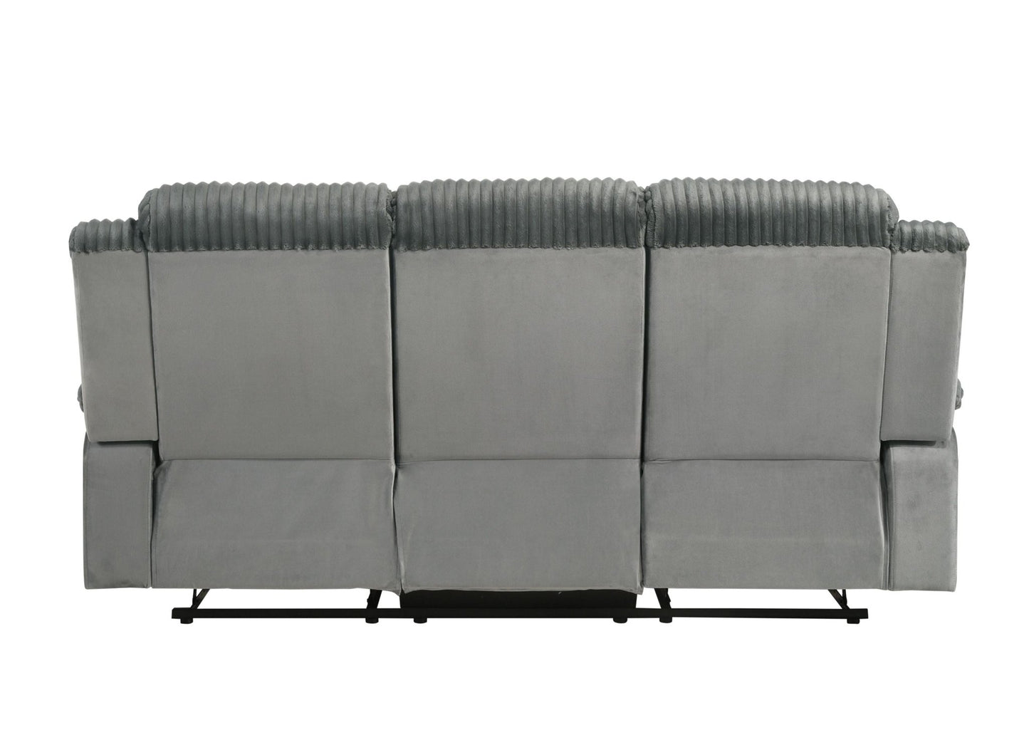 Lesley Gray Corduroy & Velvet Motion Sofa - 1st Choice Furniture Direct