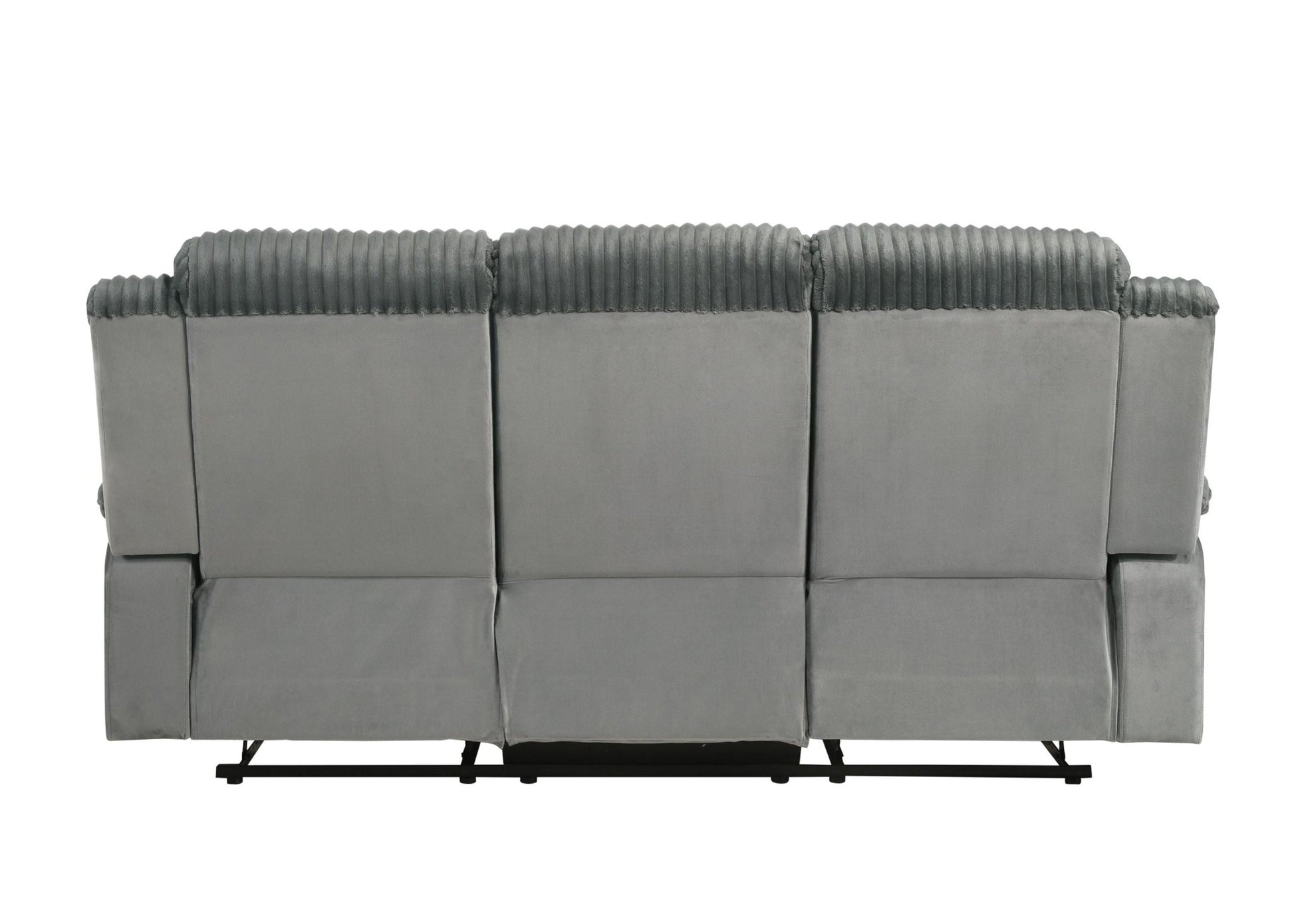 Lesley Gray Corduroy & Velvet Motion Sofa - 1st Choice Furniture Direct