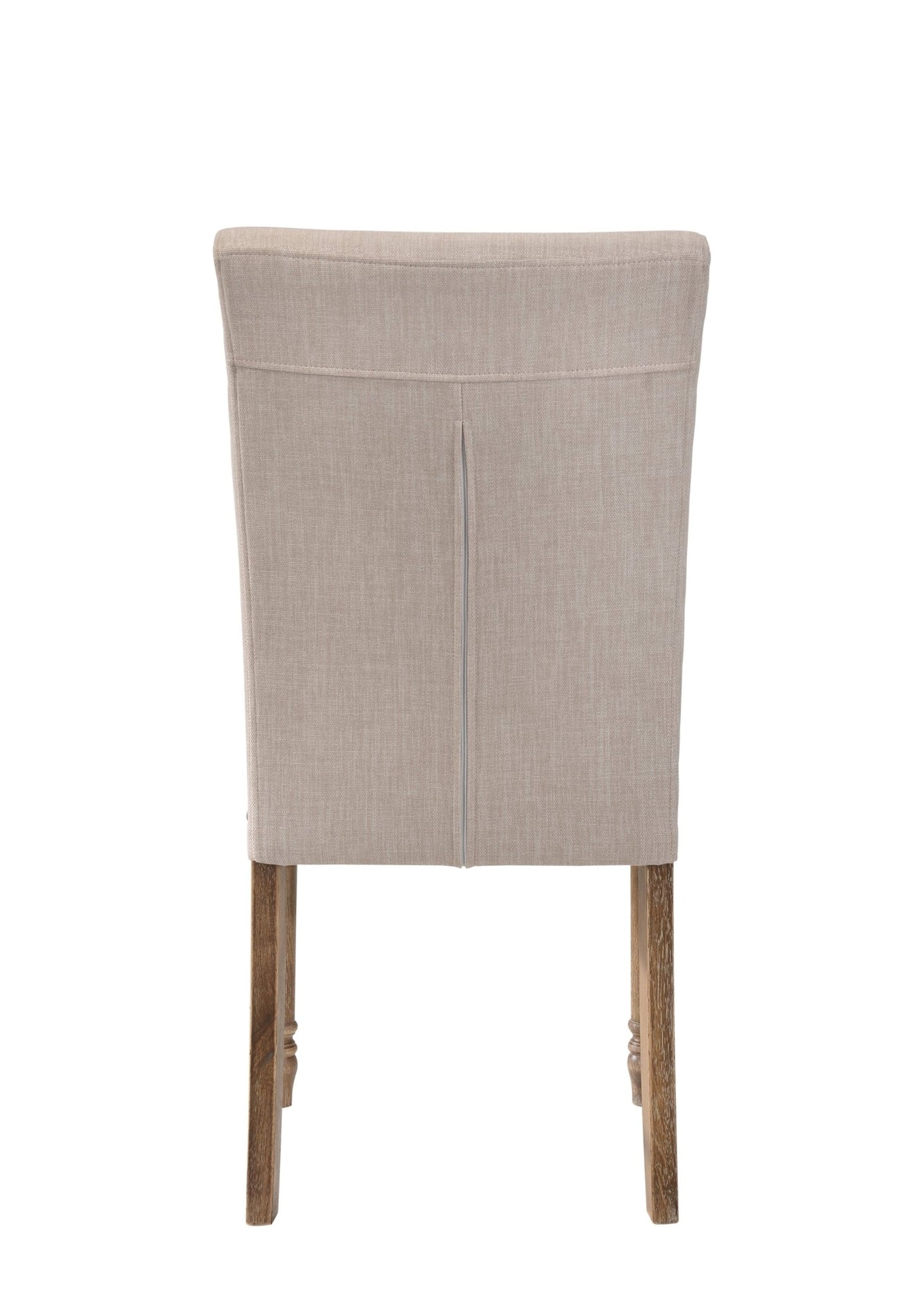Leventis Cream Linen & Weathered Oak Finish Side Chair (Set of 2) - 1st Choice Furniture Direct