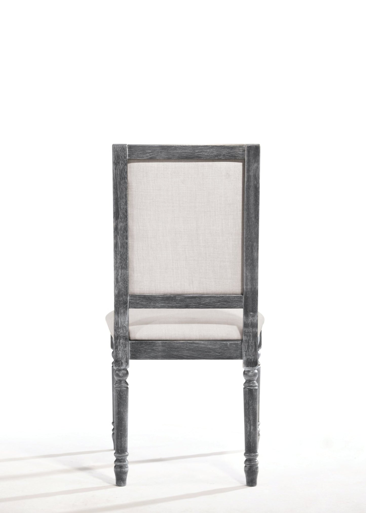 Leventis Weathered Gray Finish 7PCs Dining Room Set - 1st Choice Furniture Direct