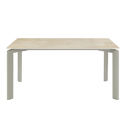 Light Gray Ceramic Top Dining Table - 1st Choice Furniture Direct