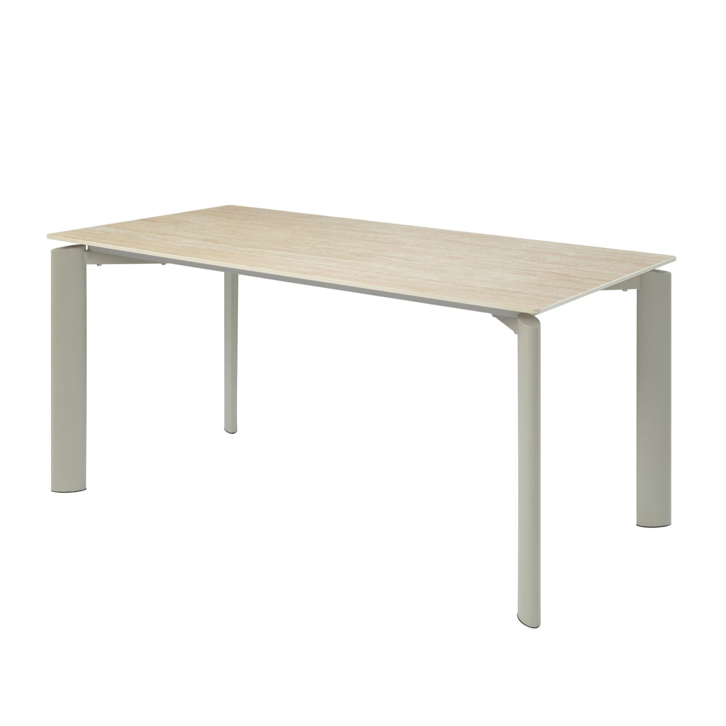 Light Gray Ceramic Top Dining Table - 1st Choice Furniture Direct