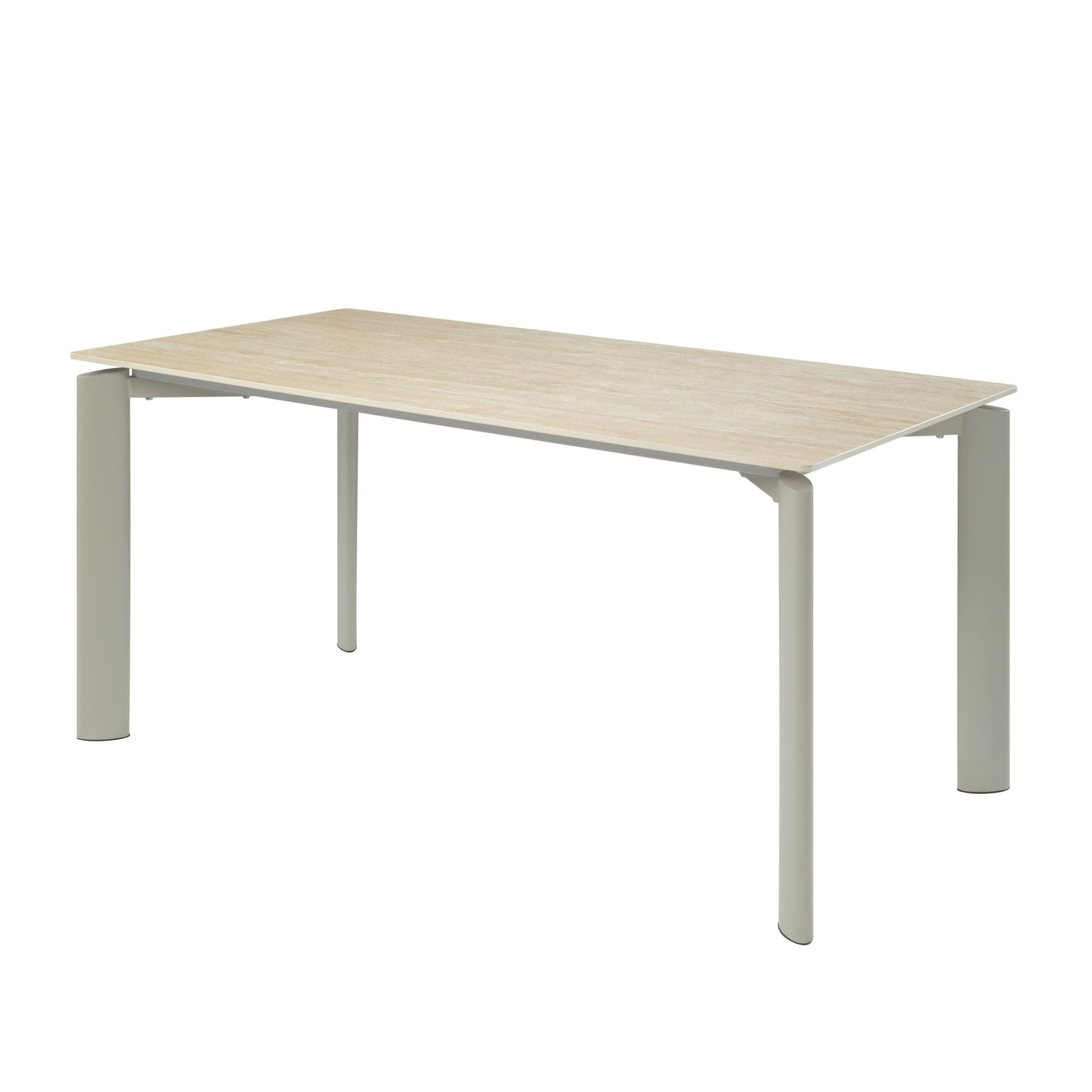Light Gray Ceramic Top Dining Table - 1st Choice Furniture Direct
