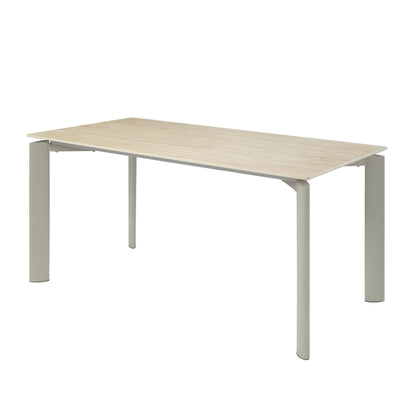 Light Gray Ceramic Top Dining Table - 1st Choice Furniture Direct