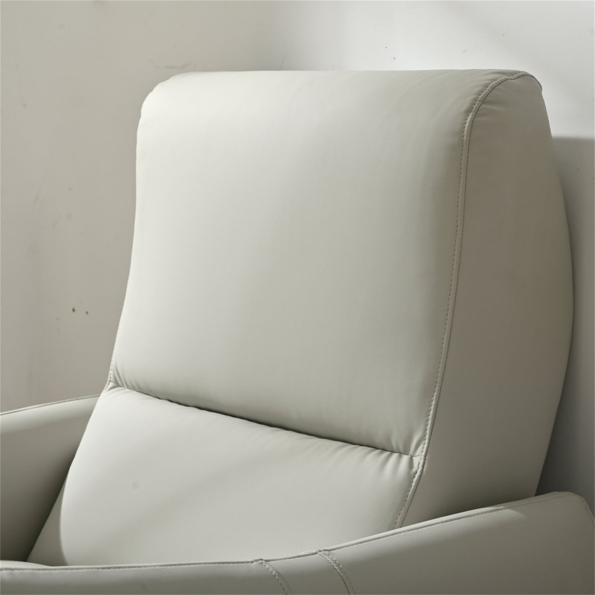 Light Gray Power Wall Hugger Recliner with USB Charging - 1st Choice Furniture Direct