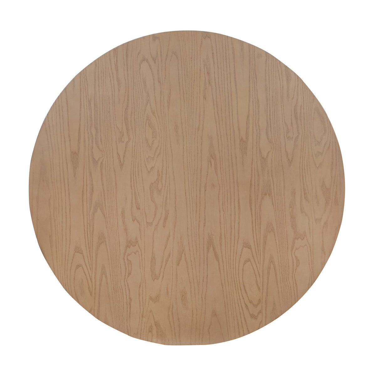 Light Natural Round Pedestal Farmhouse Dining Table - 1st Choice Furniture Direct