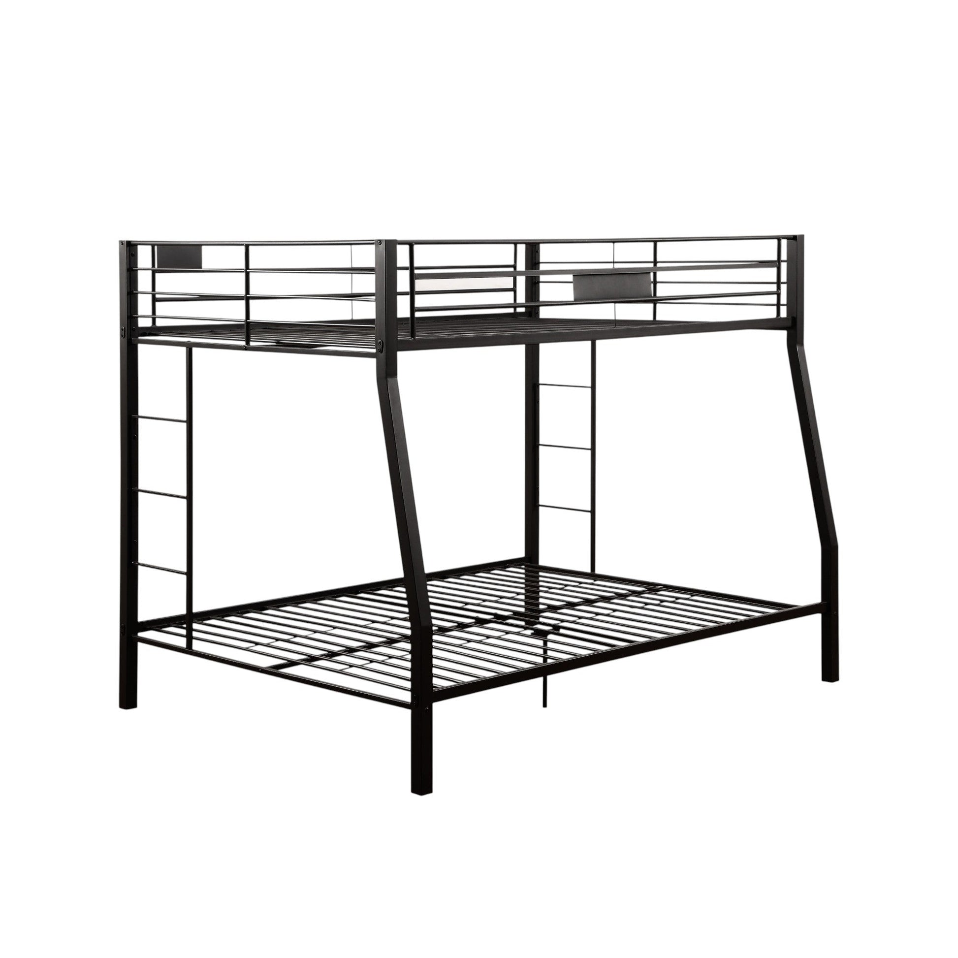 Limbra Sandy Black Finish Full XL/Queen Bunk Bed - 1st Choice Furniture Direct