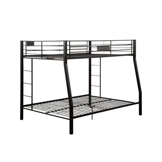 Limbra Sandy Black Finish Full XL/Queen Bunk Bed - 1st Choice Furniture Direct